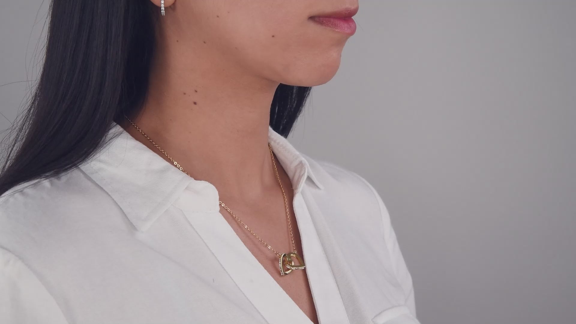 To My Daughter - Hearts Necklace Gift Set